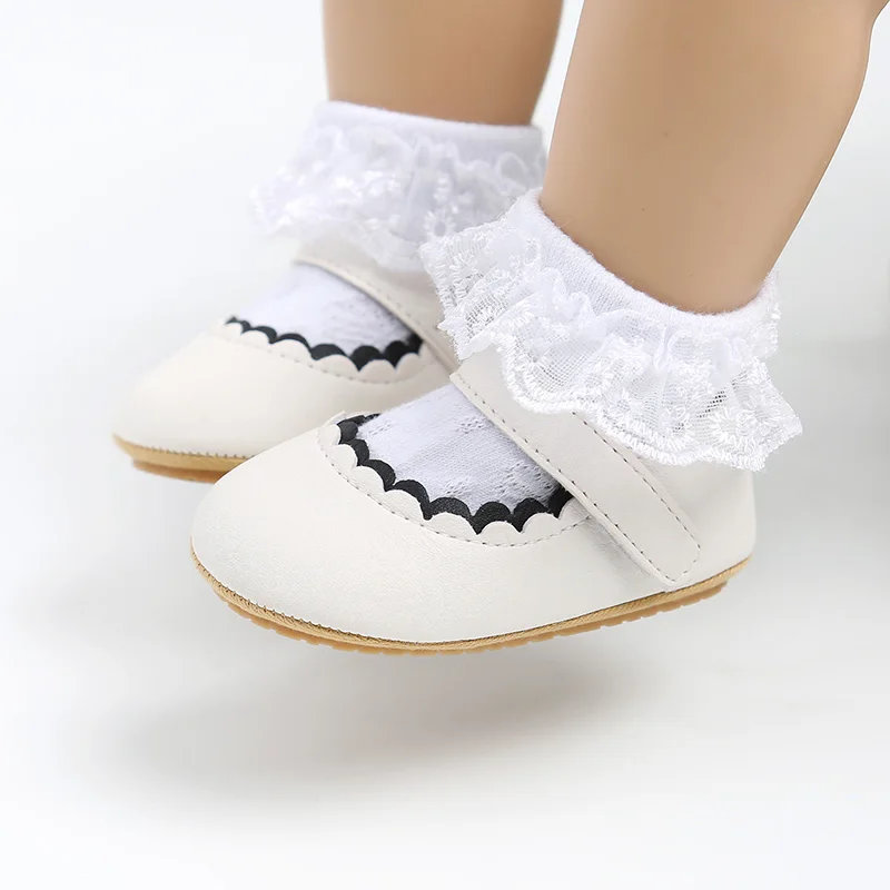 Spring and Autumn New Infant Solid Color Breathable Non-slip Princess Shoes 0-18M Baby Girls Soft Toddler Shoes with Headwear
Spring and Autumn New Infant Solid Color Breathable Non-slip Princess Shoes 0-18M Baby Girls Soft Toddler Shoes with Headwear