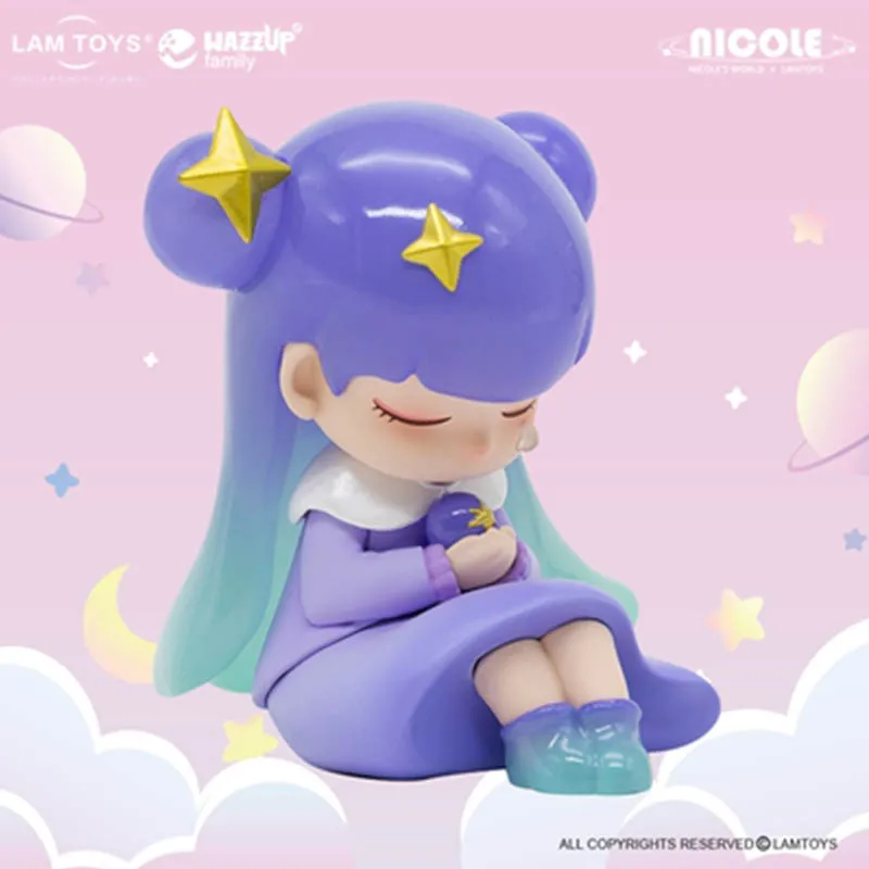 Nicole Blind Box Toys Cute Dream In The Starry Nig Anime Figure Random Surprise Kawaii PVC Model Birthday Gift Decor 6 Pcs/Set
Nicole Blind Box Toys Cute Dream In The Starry Nig Anime Figure Random Surprise Kawaii PVC Model Birthday Gift Decor 6 Pcs/Set