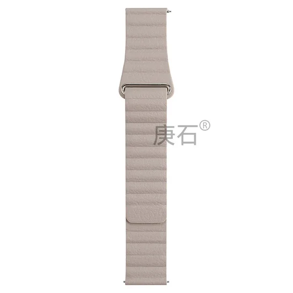 Gengshi Leather loop watchband strap for samsung galaxy watch3 41 45 watch42 46mm active active2 gear sport S3 | Наручные часы