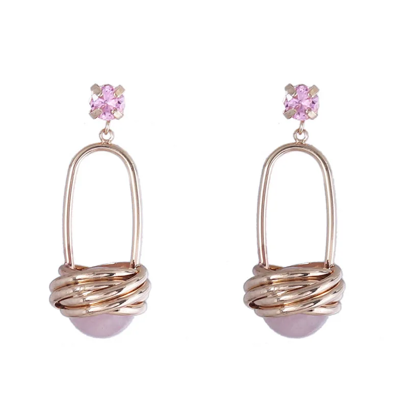 Ins Handmade Wired Pink Blue Beads Minimalism French Irregular Piercing Earrings Vintage Trendy Women Party Jewelry
Ins Handmade Wired Pink Blue Beads Minimalism French Irregular Piercing Earrings Vintage Trendy Women Party Jewelry