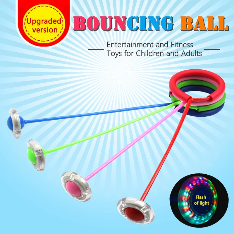 Children's Bouncing Ball Straight Rod Rotating Ball Flash Jump Adult Fitness Single Leg Turn Ball Jump Ring Ring Glow Toy
Children's Bouncing Ball Straight Rod Rotating Ball Flash Jump Adult Fitness Single Leg Turn Ball Jump Ring Ring Glow Toy