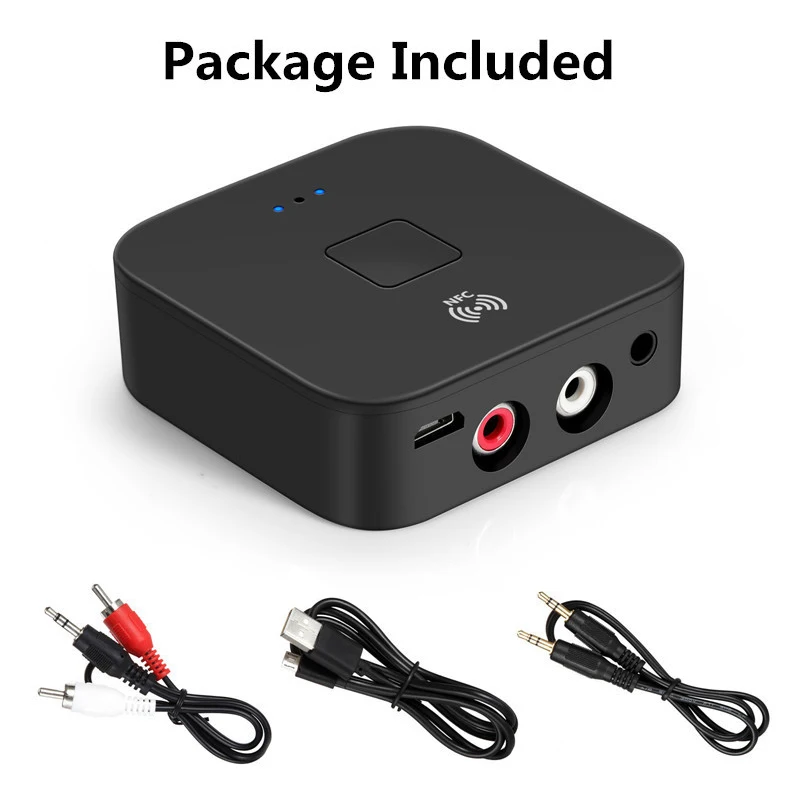 3.5mm AUX NFC To 2 RCA Stereo Audio Adapter For Car TV Music Speakers Auto Accessories bluetooth 5.0 Wireless Receiver
3.5mm AUX NFC To 2 RCA Stereo Audio Adapter For Car TV Music Speakers Auto Accessories bluetooth 5.0 Wireless Receiver