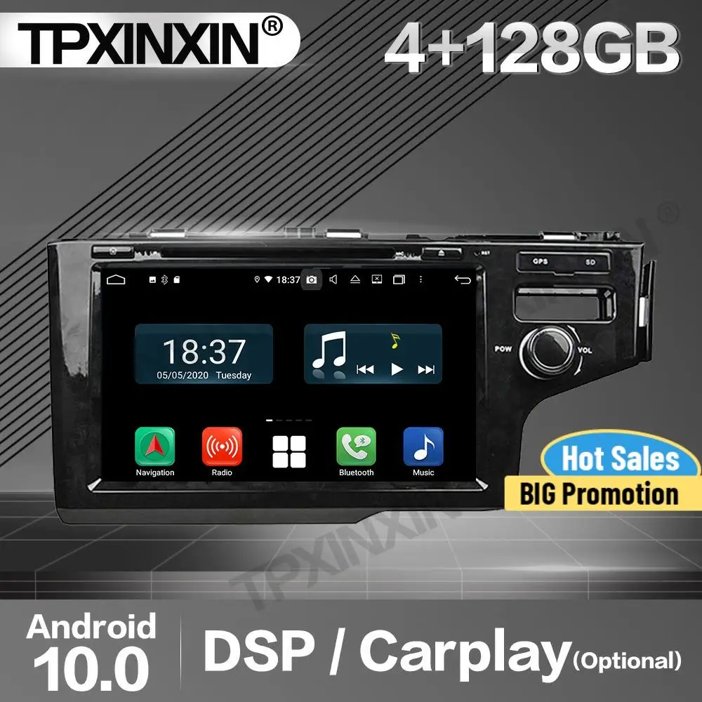 128G Carplay Car Radio 2 Din Stereo Receiver Android 10 For Honda Fit 2014 RHD GPS Player Audio Recorder Head Unit
128G Carplay Car Radio 2 Din Stereo Receiver Android 10 For Honda Fit 2014 RHD GPS Player Audio Recorder Head Unit