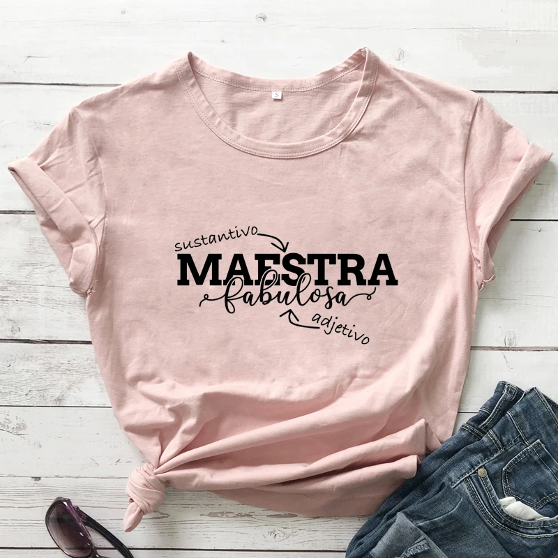 Милая и забавная испанская женская футболка maстра Fabulosa Повседневная модная