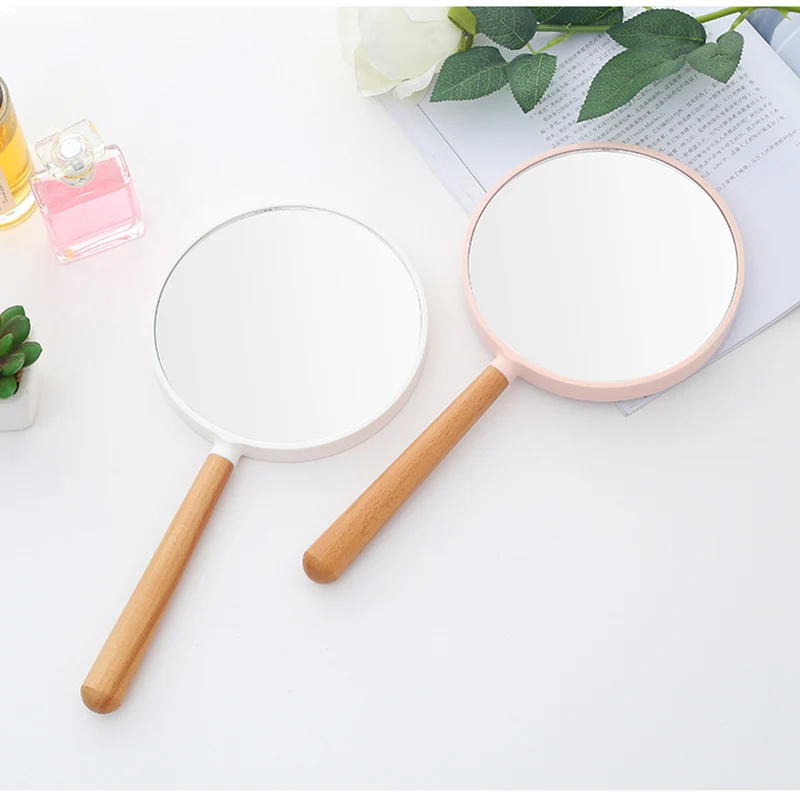 Makeup Mirror зеркало Portable Simple Decoration Students Dormitory Desktop Retro Woman Beech Wood Double-sided Handle Mirrors
Makeup Mirror зеркало Portable Simple Decoration Students Dormitory Desktop Retro Woman Beech Wood Double-sided Handle Mirrors