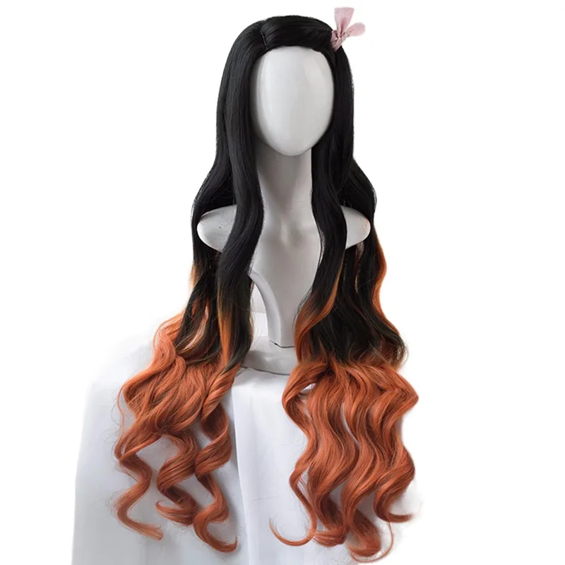 Kamado Nezuko Wig Demon Slayer: Kimetsu no Yaiba Nezuko Cosplay 95cm Gradient Long Hair Accessories Heat Resistant Synthetic Wig
Kamado Nezuko Wig Demon Slayer: Kimetsu no Yaiba Nezuko Cosplay 95cm Gradient Long Hair Accessories Heat Resistant Synthetic Wig