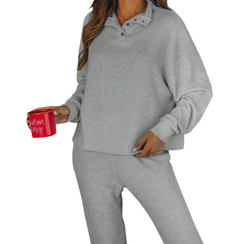 Женский костюм для отдыха в европейском и американском стиле, новинка осень-зима 2021, однотонный спортивный костюм с длинными брюками, компл...
Женский костюм для отдыха в европейском и американском стиле, новинка осень-зима 2021, однотонный спортивный костюм с длинными брюками, компл...