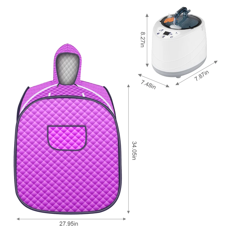 2L Steamer Portable Steam at Home Sauna Upgrade Lightweight Tent One Person Full Body Spa for Weight Loss Detox Therapy UK/EU/US
2L Steamer Portable Steam at Home Sauna Upgrade Lightweight Tent One Person Full Body Spa for Weight Loss Detox Therapy UK/EU/US