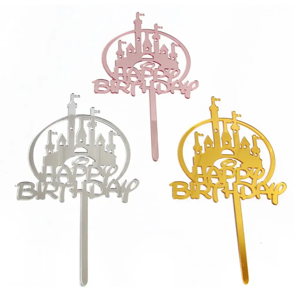 Princess Castle Acrylic Cake Topper Engagement Wedding Birthday Cake Golden Resuable Topper Cupcake Decor Free shipping
Princess Castle Acrylic Cake Topper Engagement Wedding Birthday Cake Golden Resuable Topper Cupcake Decor Free shipping