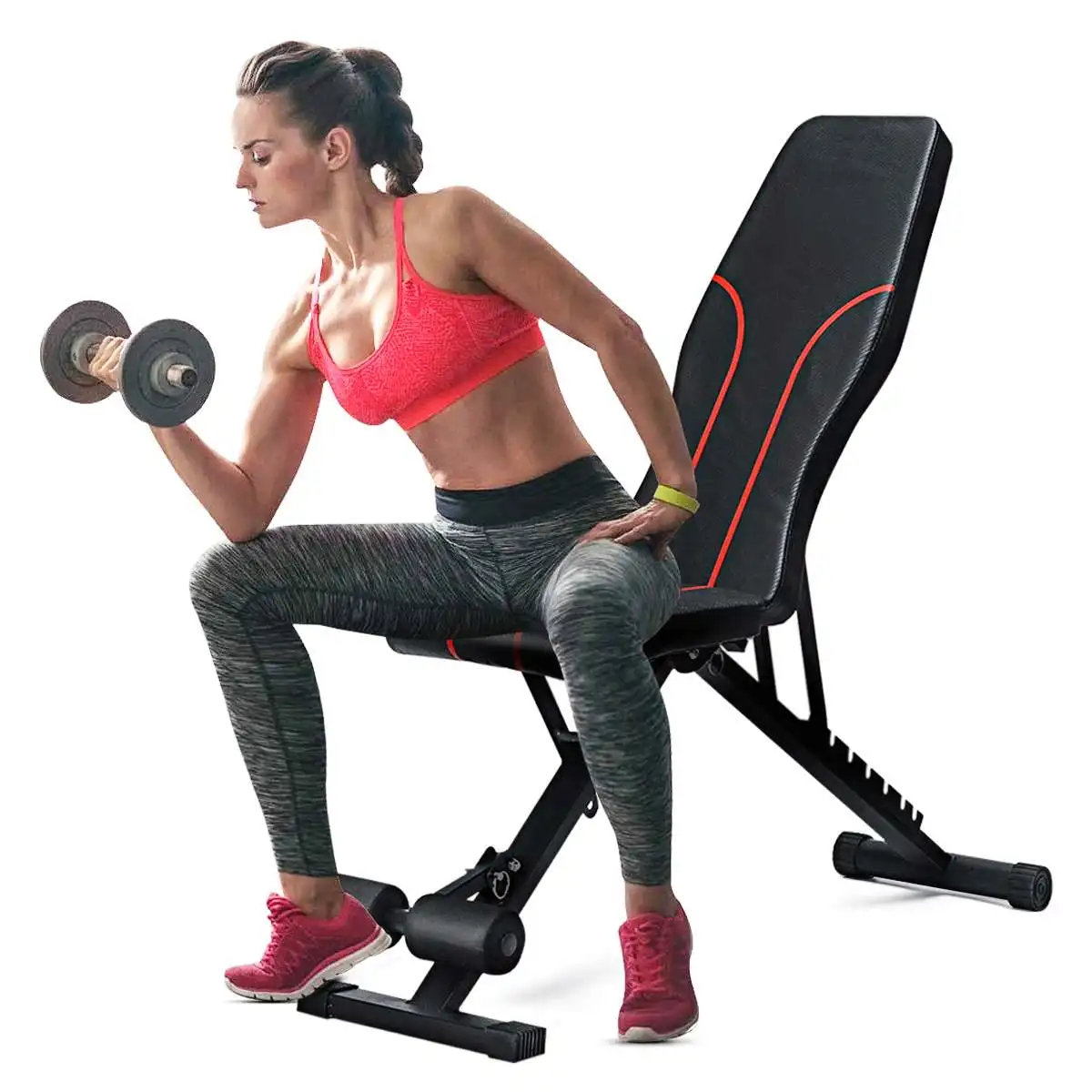 Adjustable Sit Up Bench Foldable Dumbbell Bench Home Gym Fitness Workout AB Abdominal Bench Weightlifting Exercise Training New
Adjustable Sit Up Bench Foldable Dumbbell Bench Home Gym Fitness Workout AB Abdominal Bench Weightlifting Exercise Training New