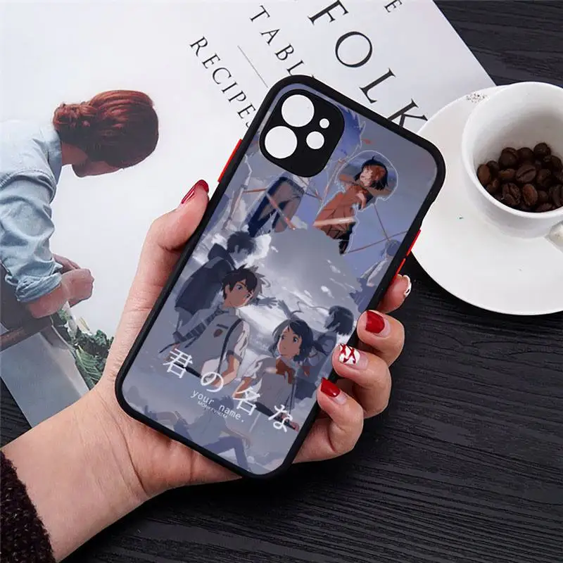 Your Name Kimi no Na wa Phone Case Matte Transparent for iPhone 7 8 11 12 s mini pro X XS XR MAX Plus cover funda
Your Name Kimi no Na wa Phone Case Matte Transparent for iPhone 7 8 11 12 s mini pro X XS XR MAX Plus cover funda