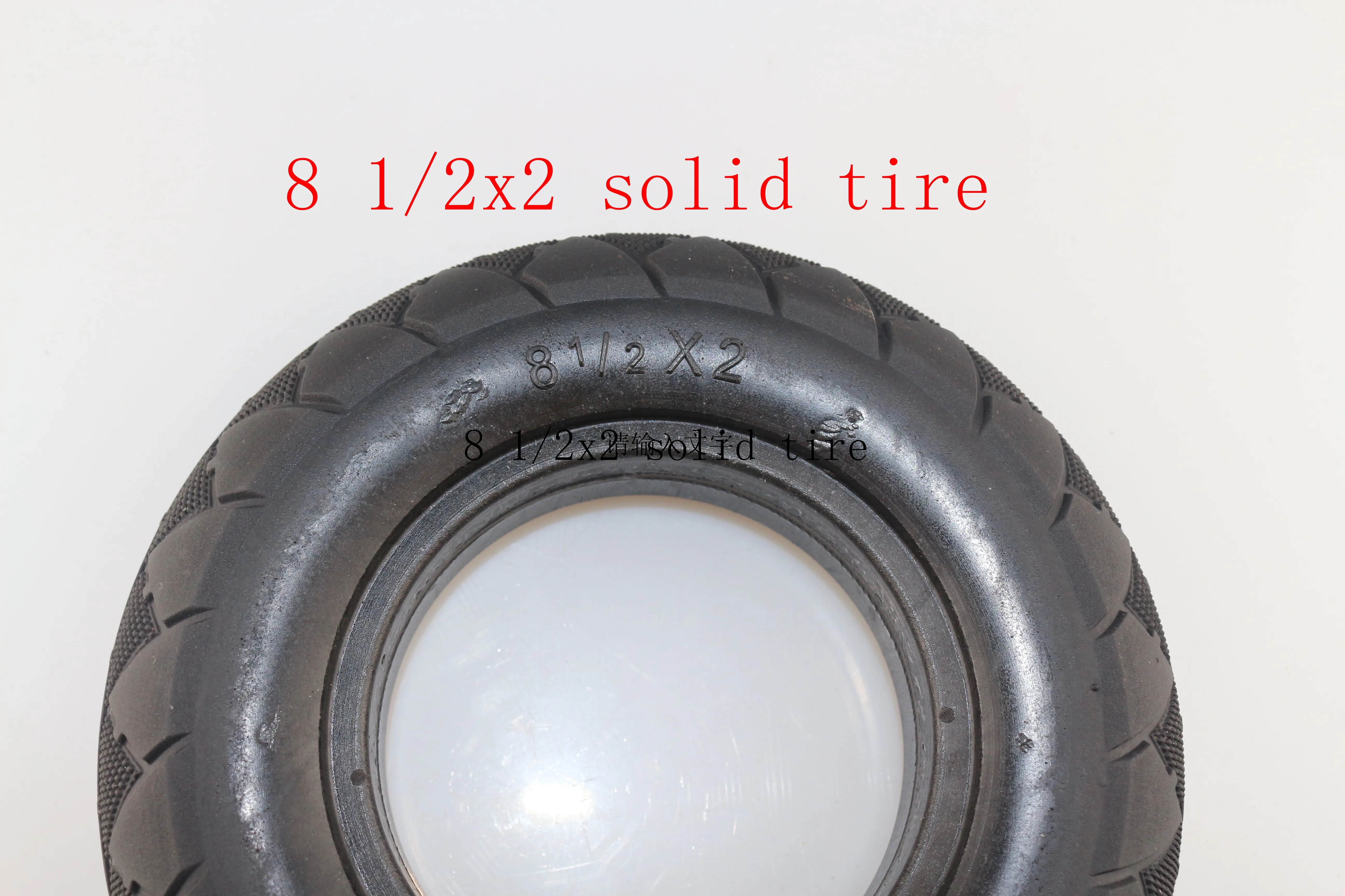 

8 1/2X2 Solid Tyre for Electric Skateboard Skate Board Avoid Pneumatic Tyre Durable Damping tyre Free Shipping