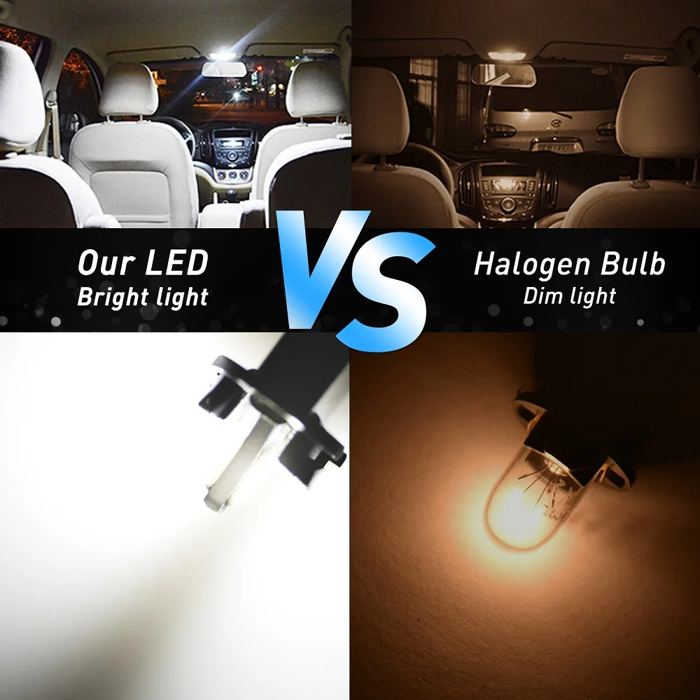50 шт./лот T10 Led W5W Автомобильные интерьерные огни для BMW Audi Mercedes Benz VW Hyundai Kia Seat Skoda