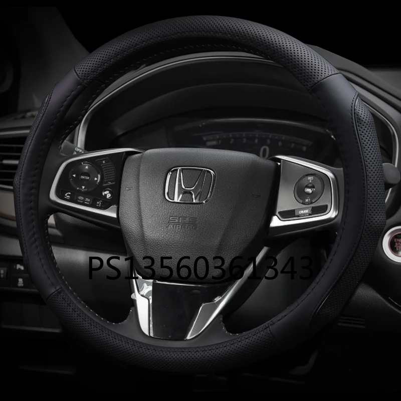 

Suitable for Honda CR-V Civic xrv Vrzel Accord Jade City Fit Avancier Envix Greiz Brerze leather steering wheel cover