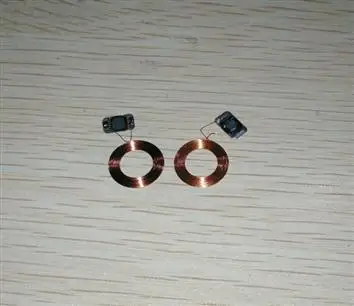 ISO15693 ISO14443A 13 56 МГц диаметр 11 мм IC NFC COB катушка RFID пассивная чиповая антенна 10