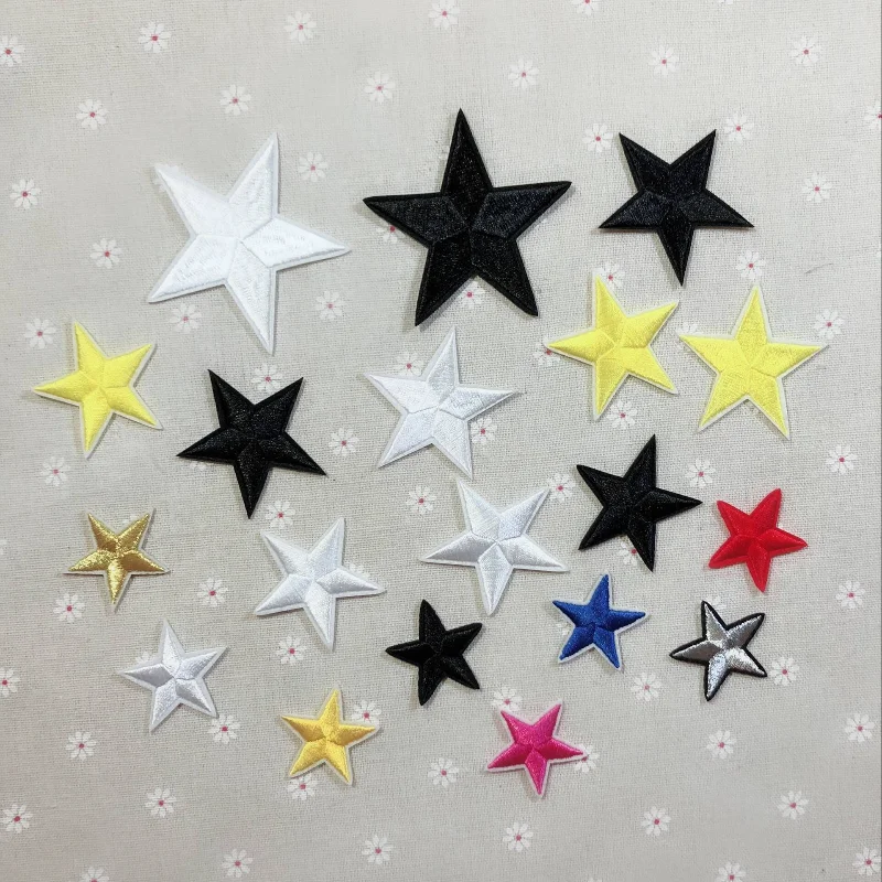100pcs/lot Small Embroidery Patch Five-pointed Star Gold Silver Clothing Decoration Sewing Accessories Craft Diy Applique
100pcs/lot Small Embroidery Patch Five-pointed Star Gold Silver Clothing Decoration Sewing Accessories Craft Diy Applique