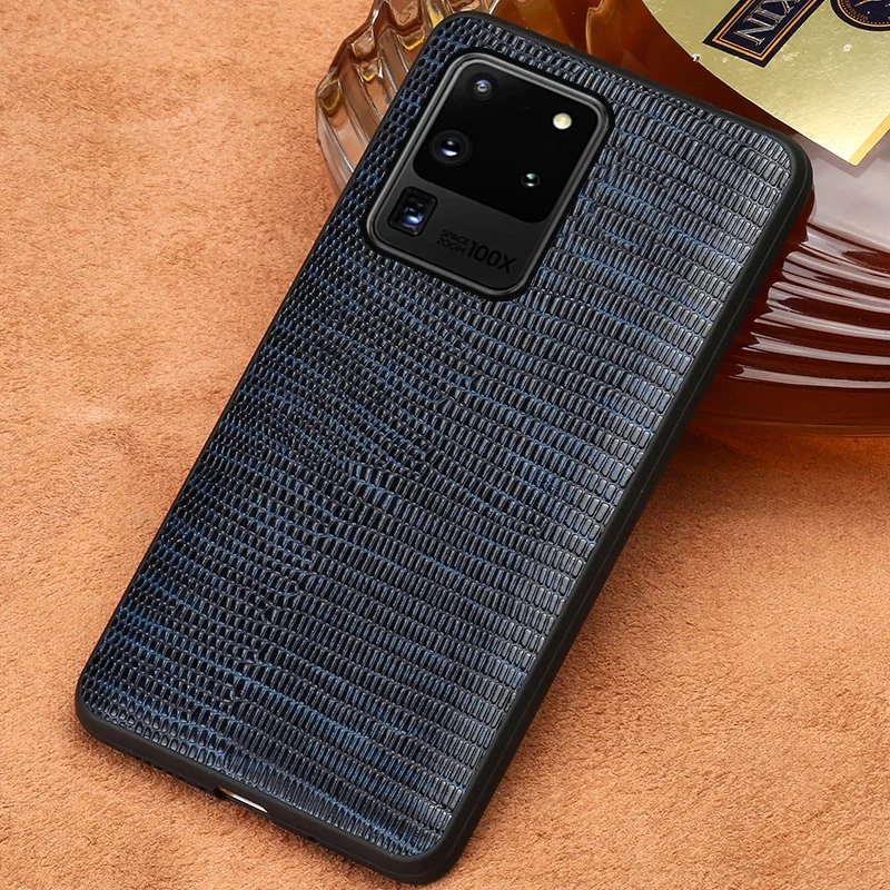 Genuine Leather Lizard Grain Phone Case for Samsung Galaxy S20 Ultra S20 Plus Note 10 9 S10 Plus S9 S8 S7 A50 A71 A70 Back Cover
Genuine Leather Lizard Grain Phone Case for Samsung Galaxy S20 Ultra S20 Plus Note 10 9 S10 Plus S9 S8 S7 A50 A71 A70 Back Cover