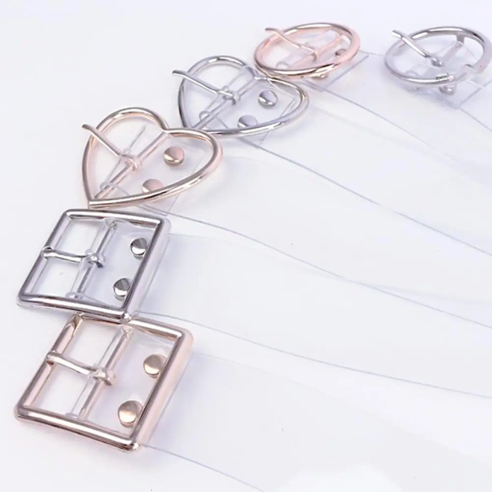 Waistband Transparent Unfading Women Adjustable Square Circle Shaped Buckle Belts for School Buckle Belts
Waistband Transparent Unfading Women Adjustable Square Circle Shaped Buckle Belts for School Buckle Belts