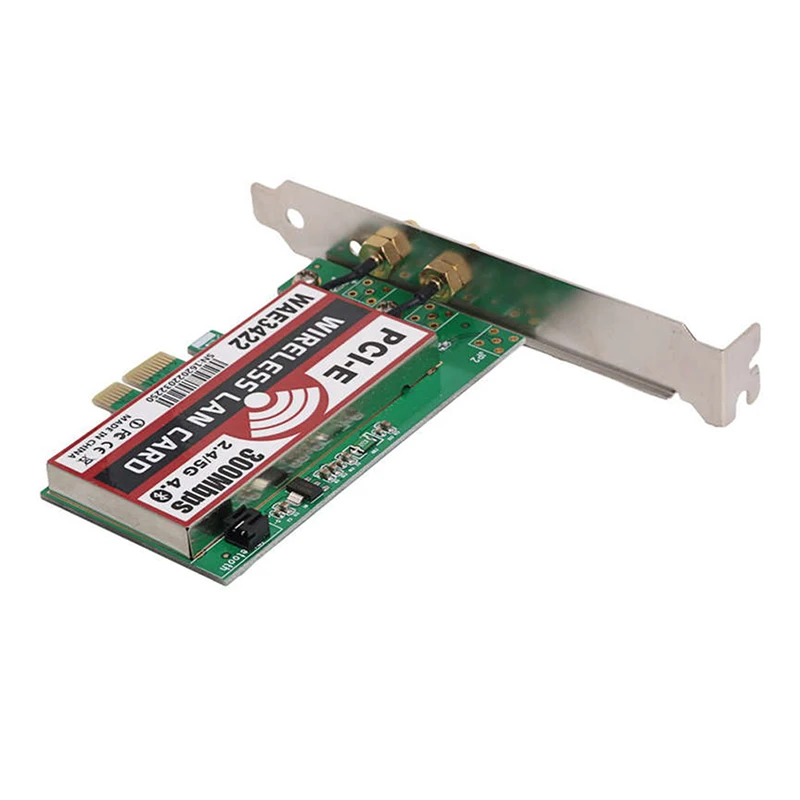 Eshowee Network Card Bluetooth 4.0 Dual-Band 2G/5G 300Mbps Pci-E Pci Express Network Card Wlan Wifi Adapter Hot Sale
Eshowee Network Card Bluetooth 4.0 Dual-Band 2G/5G 300Mbps Pci-E Pci Express Network Card Wlan Wifi Adapter Hot Sale