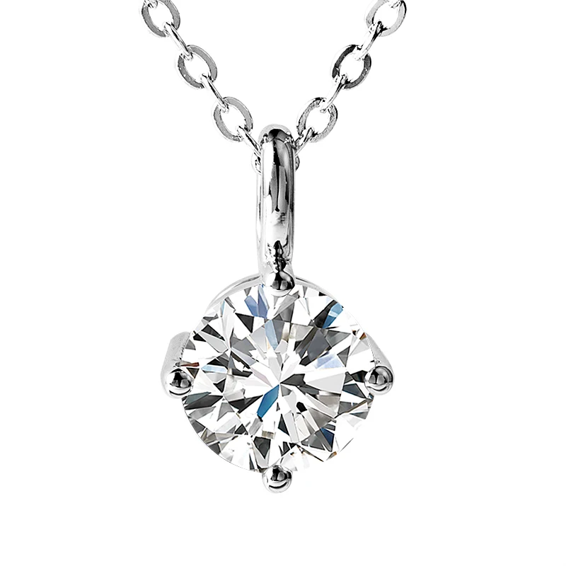 925 Sterling Silver D VVS1 EX Pendant Round Cut 6.5mm Professional Moissanite Jewelry Factory Supplier
925 Sterling Silver D VVS1 EX Pendant Round Cut 6.5mm Professional Moissanite Jewelry Factory Supplier