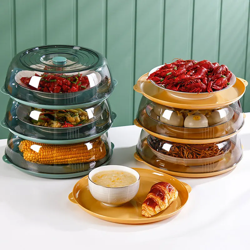 Kitchen Insulation Dish Cover Household Multifunctional 5 Floor Food Preservation Lids Dust-Proof Flies Food Storage Containers
Kitchen Insulation Dish Cover Household Multifunctional 5 Floor Food Preservation Lids Dust-Proof Flies Food Storage Containers