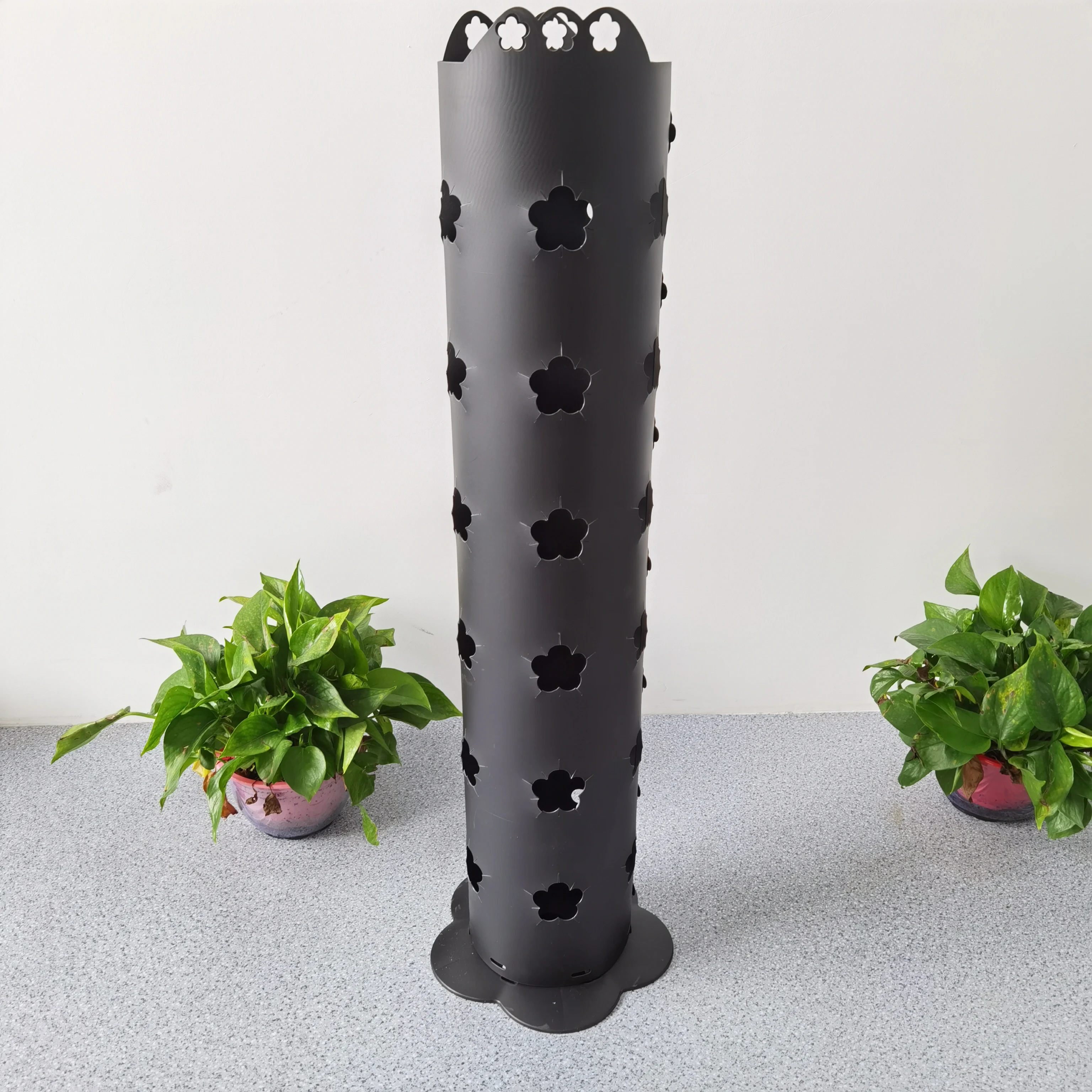 Plant Tower Container with Drainage Hole Free Standing Garden Vertical Decoration (Black)
Plant Tower Container with Drainage Hole Free Standing Garden Vertical Decoration (Black)