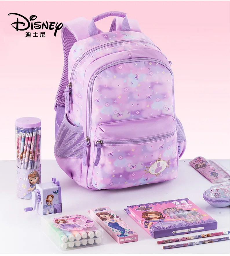 Disney Women Backpack Sofia Princess Pinkish-Purple Waterproof Casual Large Capacity School Student Schoolbag
Disney Women Backpack Sofia Princess Pinkish-Purple Waterproof Casual Large Capacity School Student Schoolbag
