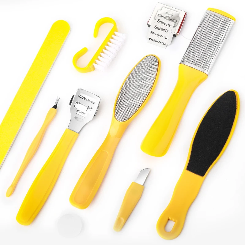 8/10 in 1 Pedicure Tools Set Professional Foot Care Kit Stainless Steel Foot Rasp Dead Skin Remover Clean Toenail Home Use Tool
8/10 in 1 Pedicure Tools Set Professional Foot Care Kit Stainless Steel Foot Rasp Dead Skin Remover Clean Toenail Home Use Tool