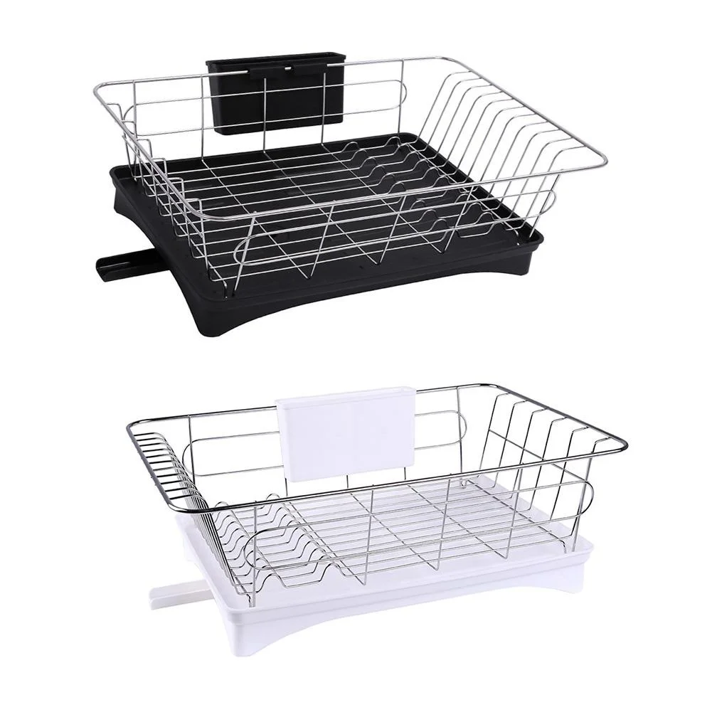 Stainless Steel Single Layer Dish Rack Kitchen Organizer Storage Drainer Drying Plate Shelf Sink Knife Fork Container Accessory
Stainless Steel Single Layer Dish Rack Kitchen Organizer Storage Drainer Drying Plate Shelf Sink Knife Fork Container Accessory