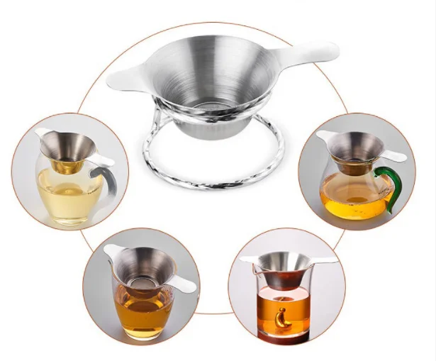 304 stainless steel tea strainer, tea strainer, tea separator, tea strainer, tea funnel, ultra-fine
304 stainless steel tea strainer, tea strainer, tea separator, tea strainer, tea funnel, ultra-fine