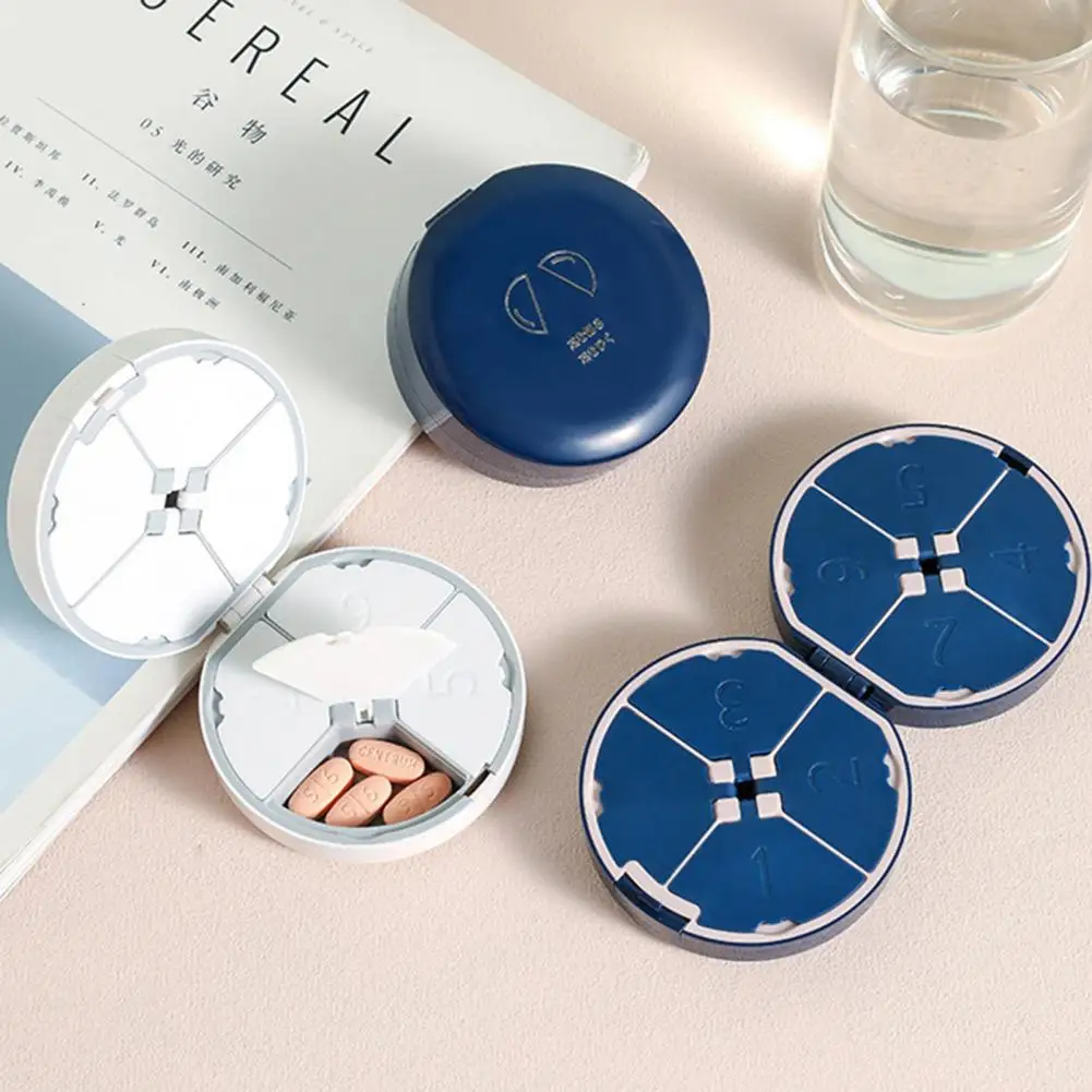 Pill Container Fashion 7 Grids Individual Lid Pill Organizer Convenient Pill Case
Pill Container Fashion 7 Grids Individual Lid Pill Organizer Convenient Pill Case