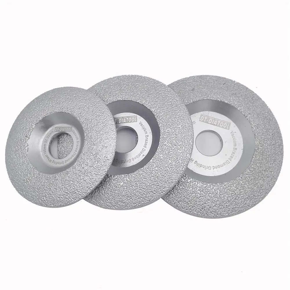 DT-DIATOOL Dia 100mm/4" 115mm/4.5" 125mm/5" Vacuum Brazed Diamond Grinding Disc Dry or Wet For All Stone &Construction Material
DT-DIATOOL Dia 100mm/4" 115mm/4.5" 125mm/5" Vacuum Brazed Diamond Grinding Disc Dry or Wet For All Stone &Construction Material