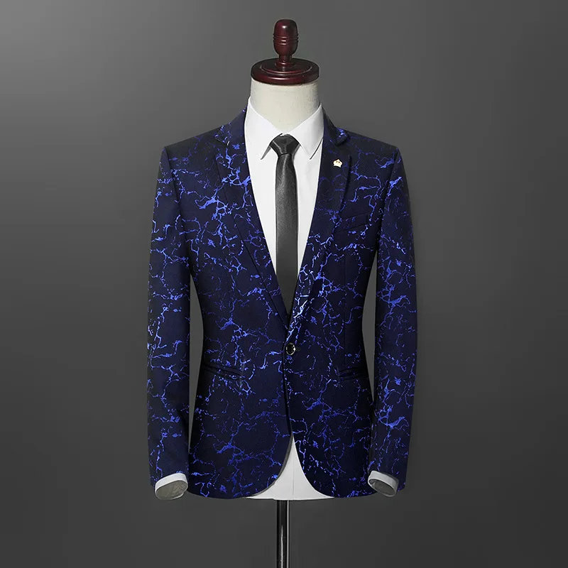 2021 New Men's Autumn Casual Printing Suit Youth Handsome Fashion Dark Floral Pattern Fashion Business blazer
2021 New Men's Autumn Casual Printing Suit Youth Handsome Fashion Dark Floral Pattern Fashion Business blazer