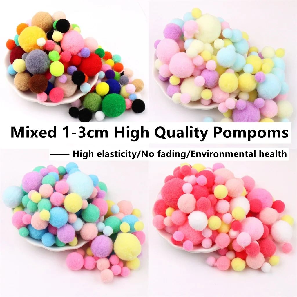 10/15/20/25/30mm Mix Color Mini Fluffy Soft Pom Poms Pompoms Ball Handmade Kids Toys Wedding Decor DIY Sewing Craft Supplies 20g
10/15/20/25/30mm Mix Color Mini Fluffy Soft Pom Poms Pompoms Ball Handmade Kids Toys Wedding Decor DIY Sewing Craft Supplies 20g