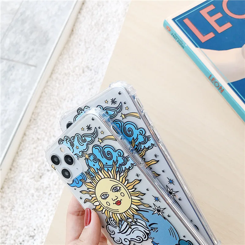 Funny Sun Moon Phone Case For iPhone 11 Pro Max X XS MAX XR 7 8 Plus Cartoon Clear Soft Back Cover For iPhone 11Pro MAX
Funny Sun Moon Phone Case For iPhone 11 Pro Max X XS MAX XR 7 8 Plus Cartoon Clear Soft Back Cover For iPhone 11Pro MAX
