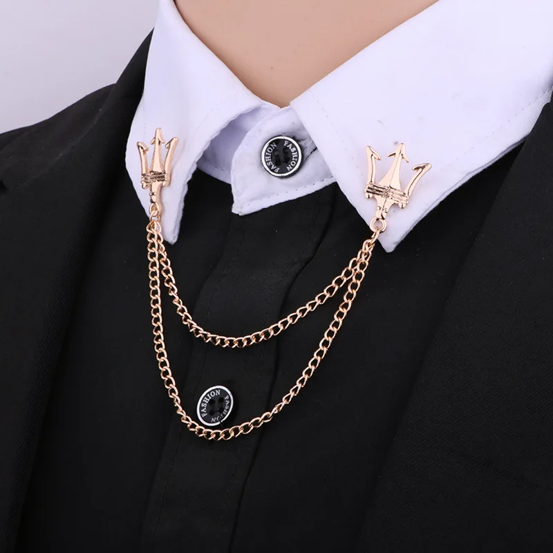 Luxury Brooch For Women Man Vintage Design Pin Shirt Tassel Chain Lapel Pins Brooches Jewelry Metal Badges Neckware Accessories
Luxury Brooch For Women Man Vintage Design Pin Shirt Tassel Chain Lapel Pins Brooches Jewelry Metal Badges Neckware Accessories