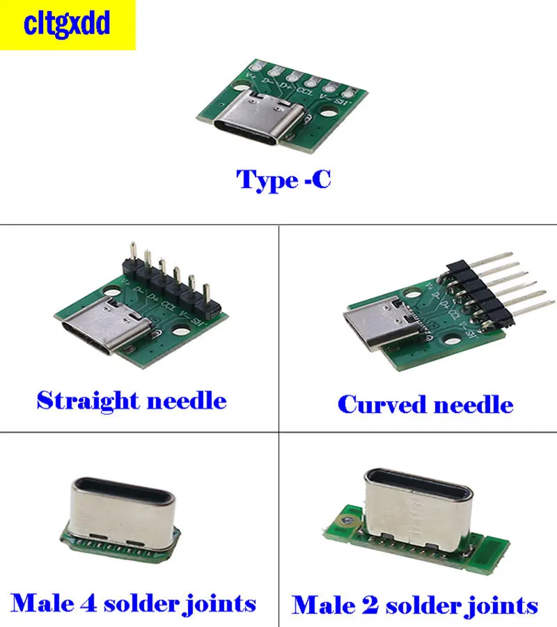1PCS USB 3.1Type C female and male 16p test board to 6p DIP 2.54 pitch straight needle curved needle adapter board
1PCS USB 3.1Type C female and male 16p test board to 6p DIP 2.54 pitch straight needle curved needle adapter board