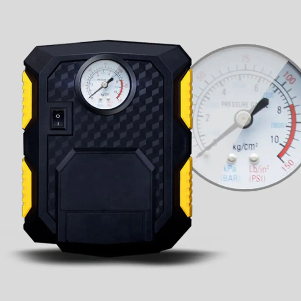 Portable Car Digital Pointer Tire Inflator 150PSI Car Air Compressor Pump Tire Inflator 12V Pump with Gauge Light Long Cord
Portable Car Digital Pointer Tire Inflator 150PSI Car Air Compressor Pump Tire Inflator 12V Pump with Gauge Light Long Cord