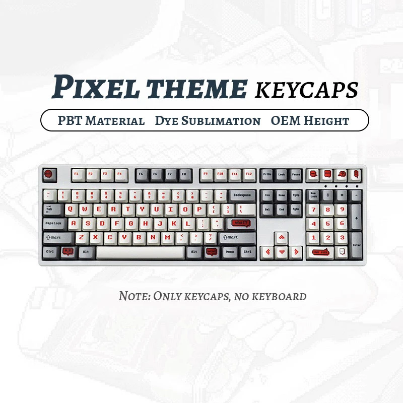 104 Keys PBT Keycaps OEM Profile Dye Sublimation Keycap Cartoon Theme For Gaming Mechanical Keyboard Blue/Red/Brown/Black Switch
104 Keys PBT Keycaps OEM Profile Dye Sublimation Keycap Cartoon Theme For Gaming Mechanical Keyboard Blue/Red/Brown/Black Switch
