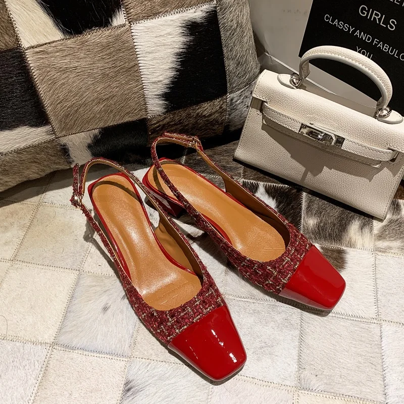 ZVQ Spring New Fashion Women Pumps Outside Mid Heels Square Toe Handmade Genuine Leather Women Shoes Drop Shipping Size 33-40
ZVQ Spring New Fashion Women Pumps Outside Mid Heels Square Toe Handmade Genuine Leather Women Shoes Drop Shipping Size 33-40