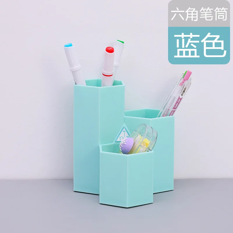 Hexagon Desktop Accessories for Pencil Cup Office Desk Supplies Storage Stationery Marker Pen Holders
Hexagon Desktop Accessories for Pencil Cup Office Desk Supplies Storage Stationery Marker Pen Holders