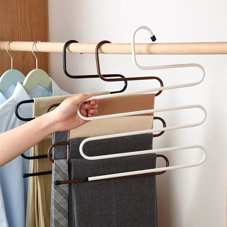 5 Layers Clothes Hanger S Shaped Pants Rack Multi-Functional Clothes Storage Rack Household Pants Clip Hanger Clothes Dryer Rack
5 Layers Clothes Hanger S Shaped Pants Rack Multi-Functional Clothes Storage Rack Household Pants Clip Hanger Clothes Dryer Rack