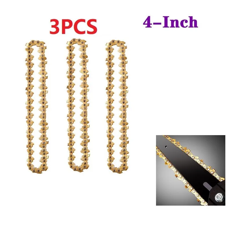 3/5Pcs Mini Chainsaw Chain 4 Inch Chainsaw Chain Guide Saw Chain Electric Chain Suitable For 24V/26V/36V Chainsaw
3/5Pcs Mini Chainsaw Chain 4 Inch Chainsaw Chain Guide Saw Chain Electric Chain Suitable For 24V/26V/36V Chainsaw