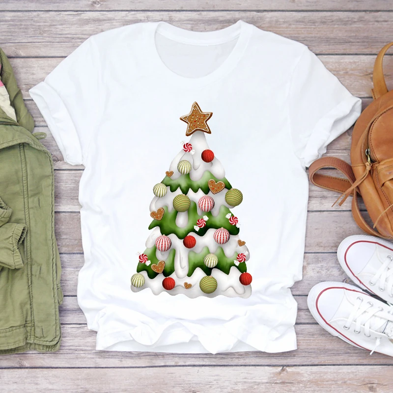 Women Christmas Cartoon Gift New Year Girl Clothing Holiday Print Lady T-shirts Top Tshirt Ladies Graphic Female Tee T-Shirt
Women Christmas Cartoon Gift New Year Girl Clothing Holiday Print Lady T-shirts Top Tshirt Ladies Graphic Female Tee T-Shirt