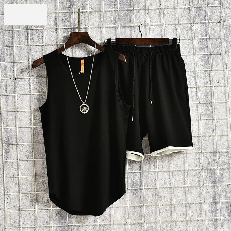 Summer Men Casual Sport Suit Quick Dry Jogger Shorts Set Vest + Shorts Sets Male Tracksuit Cotton Breathable Sportswears 3XL 4XL
Summer Men Casual Sport Suit Quick Dry Jogger Shorts Set Vest + Shorts Sets Male Tracksuit Cotton Breathable Sportswears 3XL 4XL