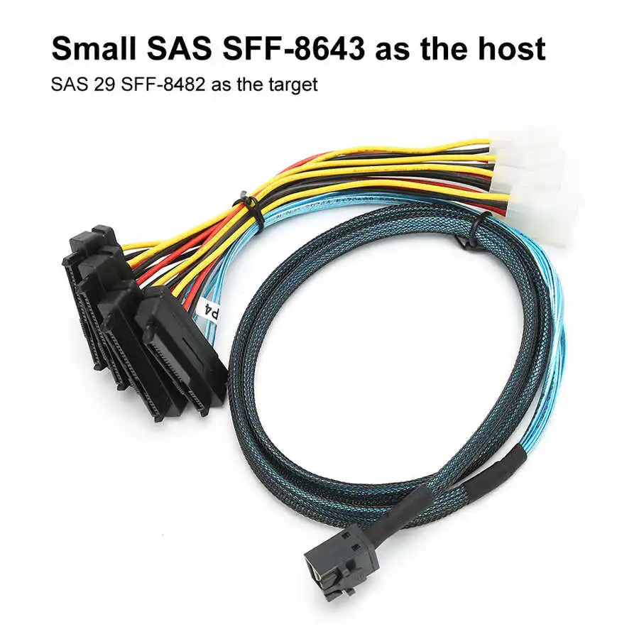 Кабель-переходник для жесткого диска G0401 SFF-8643-SFF-8482 | Компьютеры и офис