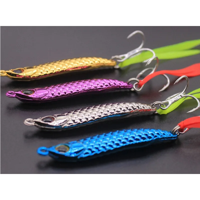 1pcs S Shape Metal Sequin Spoon Fishing Lure Angling Far Casting Bait VIB Jig Fishing Tackle Pesca Isca Artificial Fishing tools
1pcs S Shape Metal Sequin Spoon Fishing Lure Angling Far Casting Bait VIB Jig Fishing Tackle Pesca Isca Artificial Fishing tools