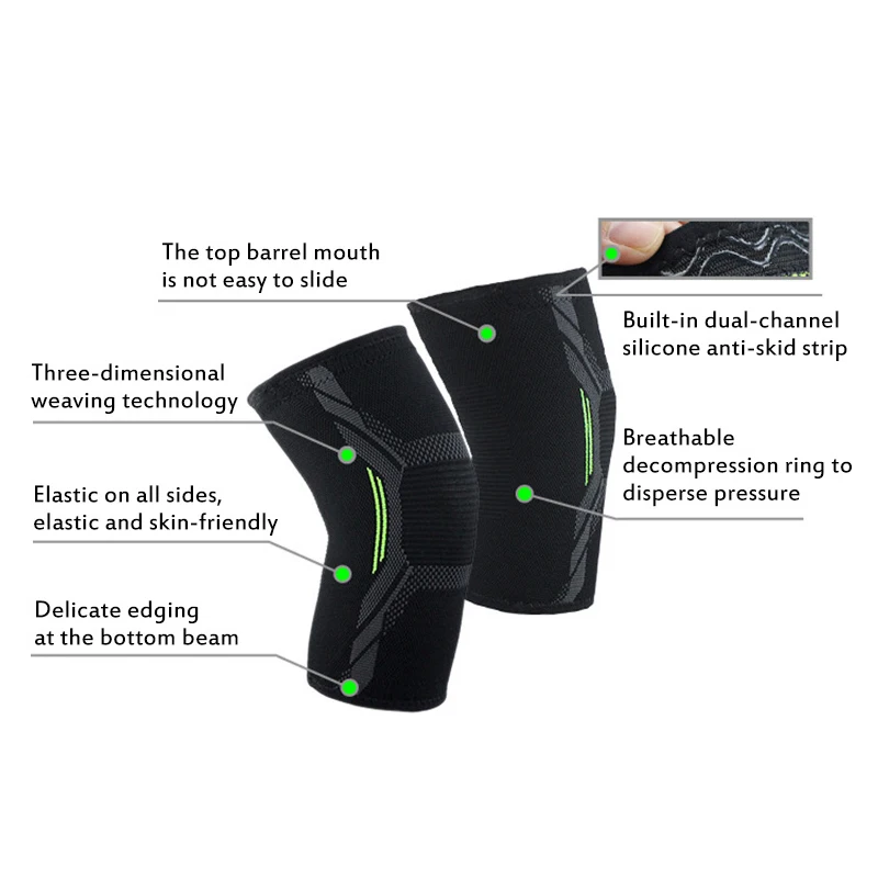 Sports Kneepad Men Pressurized Elastic Knee Pads Support Outdoor Cycling Kneecap Fitness Equipment Basketball Brace Protector
Sports Kneepad Men Pressurized Elastic Knee Pads Support Outdoor Cycling Kneecap Fitness Equipment Basketball Brace Protector