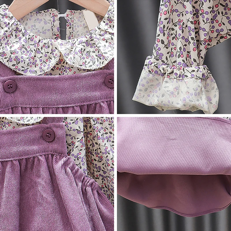 Melario Girls Clothes Sets Fall Baby Girls Princess Clothes Set Children Long Sleeve Floral Tops Strap Dress Baby Girls Dresses
Melario Girls Clothes Sets Fall Baby Girls Princess Clothes Set Children Long Sleeve Floral Tops Strap Dress Baby Girls Dresses