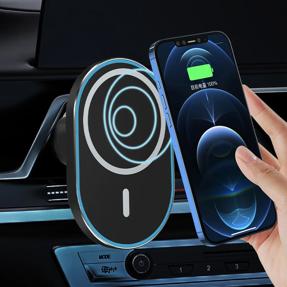 15W Magnetic Car Wireless Charger, Suitable For IPhone 12 Series Super Adsorption Magnet Fast Wireless Charging Car Phone Holder
15W Magnetic Car Wireless Charger, Suitable For IPhone 12 Series Super Adsorption Magnet Fast Wireless Charging Car Phone Holder